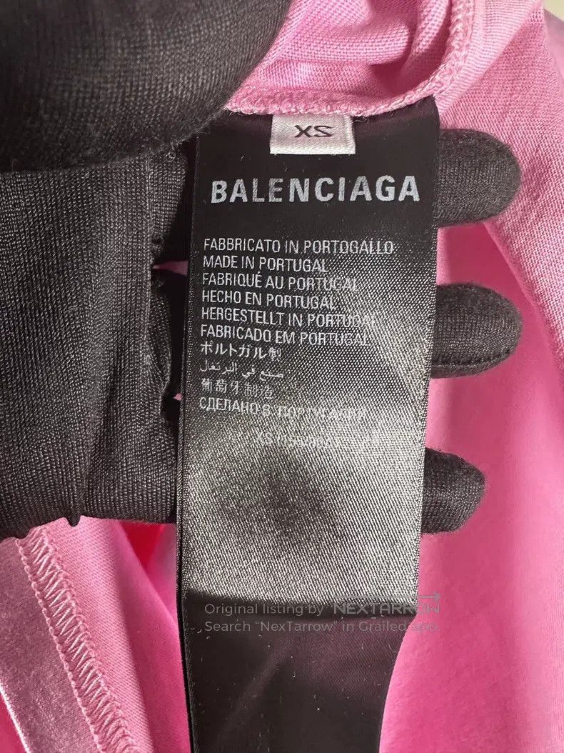 Balenciaga Balenciaga Pink T-Shirt Size US XS / EU 42 / 0 - 6 Thumbnail