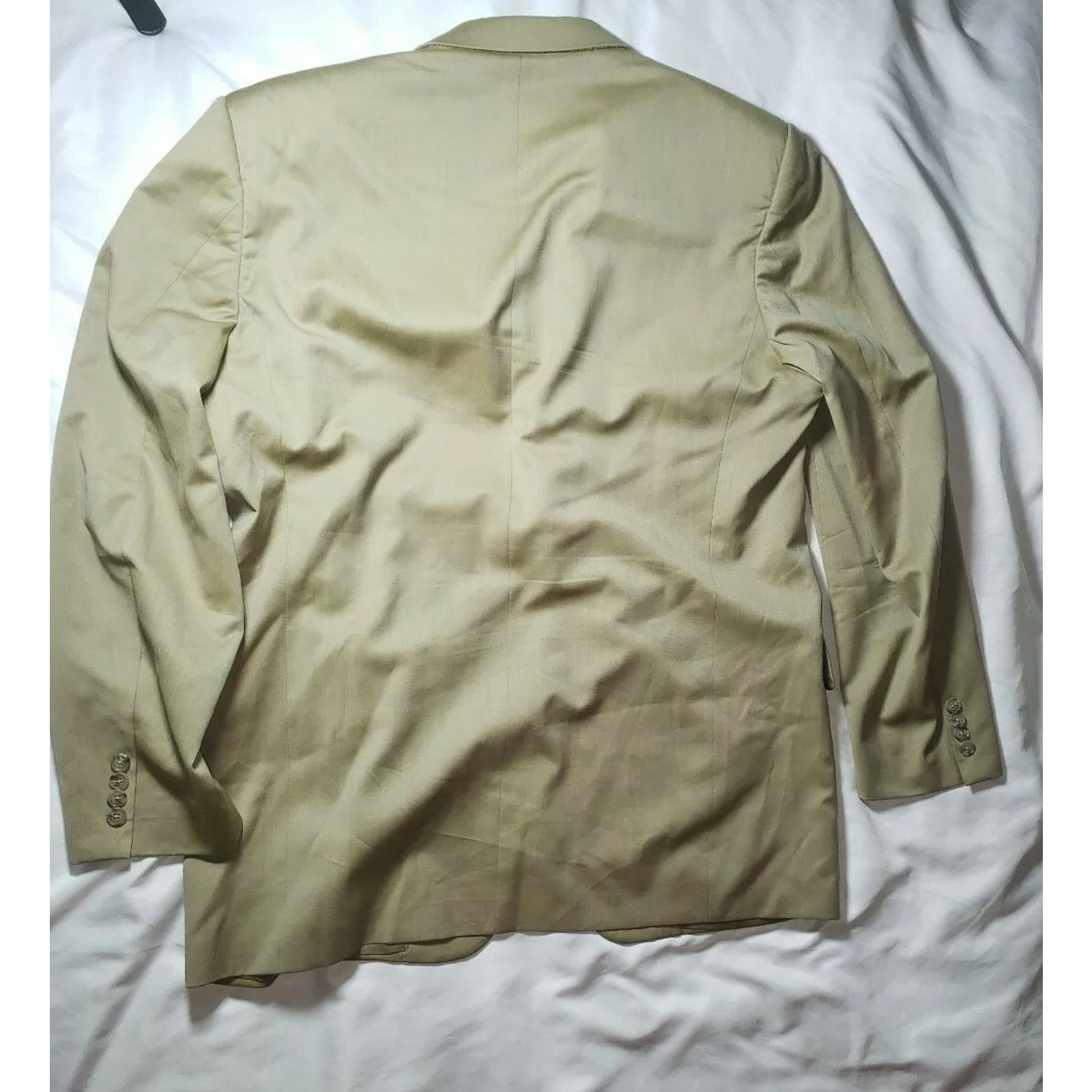 Corneliani Corneliani Blazer Suit Jacket Men Size 54R Tan Brown Wool Size 54R - 9 Thumbnail