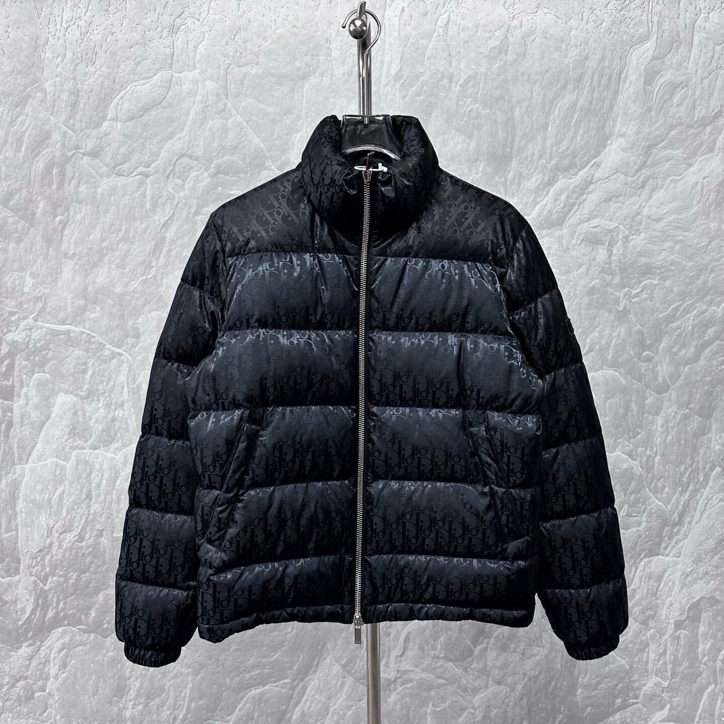 Dior Dior Stand Collar All-Over Logo Down Jacket Size US M / EU 48-50 / 2 - 1 Thumbnail