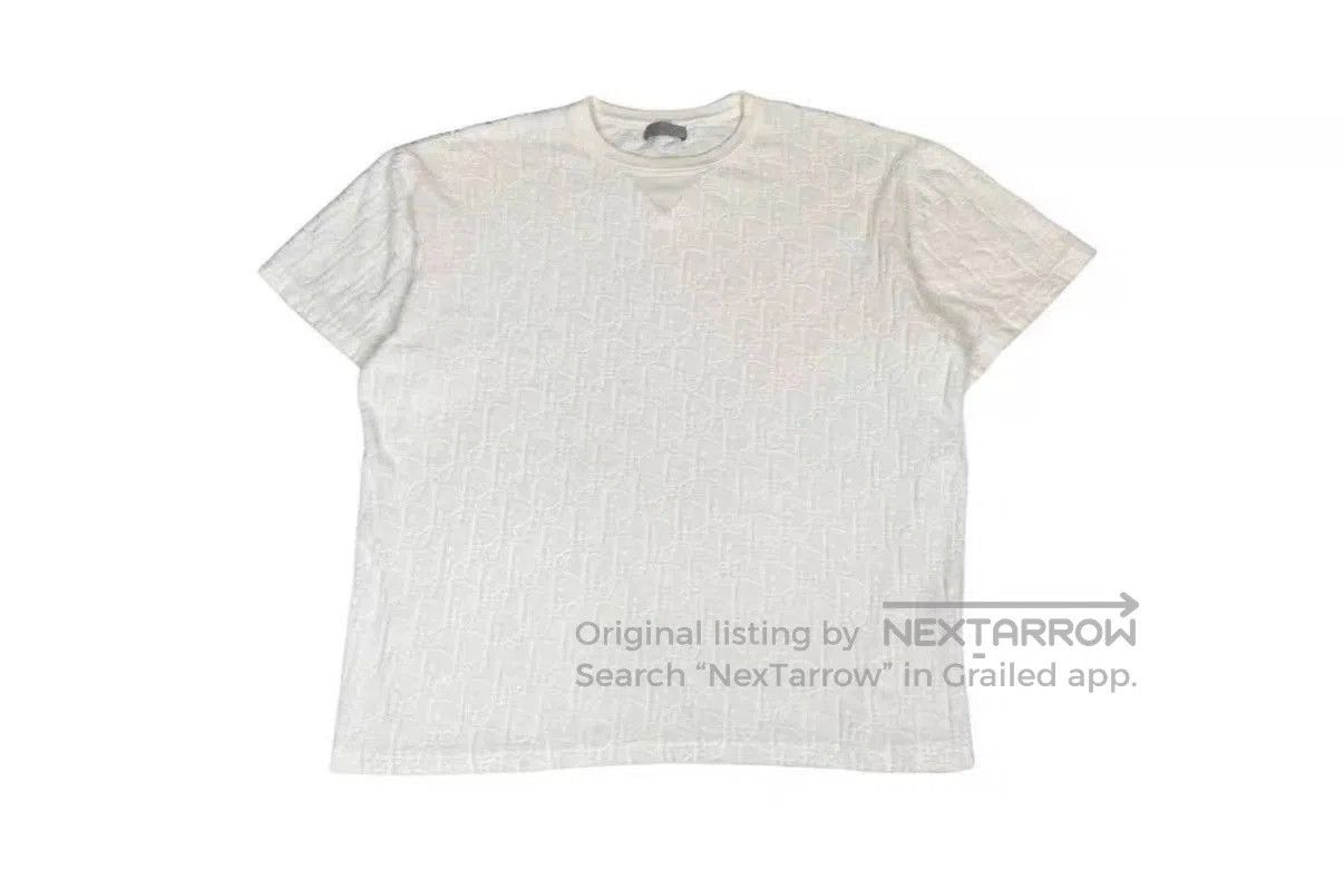Dior dior embossed towel fabric short sleeve tee. Size US L / EU 52-54 / 3 - 3 Thumbnail
