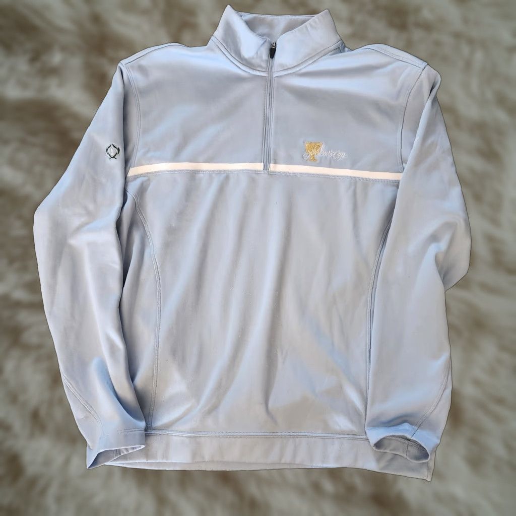 Nike Nike Golf Presidents Cup Tour Performance Therma Fit 1/4 Zip Pullover Men’s M Blue Regular XS? Size US L / EU 52-54 / 3 - 1 Thumbnail