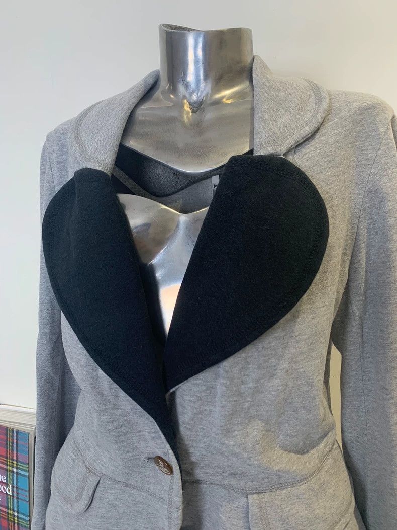 Vivienne Westwood Vivienne Westwood size3 Gray cotton love suit jacket Size M / US 6-8 / IT 42-44 - 4 Thumbnail