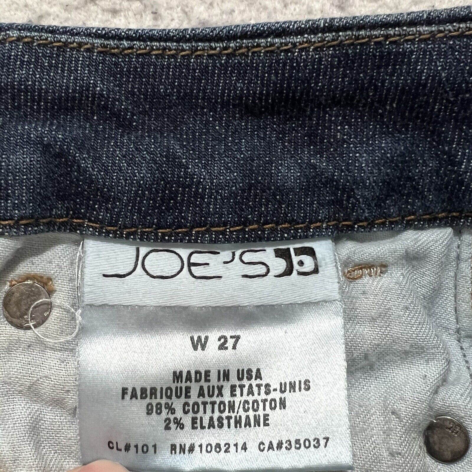 Other Joe's Jeans Waist The Chelsea Skinny Blue Distressed Denim Size 27" / US 4 / IT 40 - 4 Thumbnail