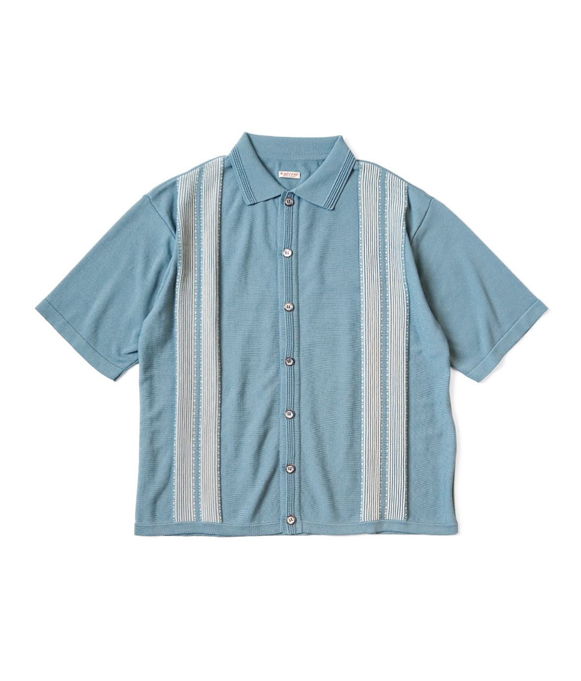 KAPITAL (キャピタル)ニットテネシー半袖アロハ コットンニットポロシャツ Kapital 14G Cotton Knit Tennessee Aloha Polo size 3 | Grailed