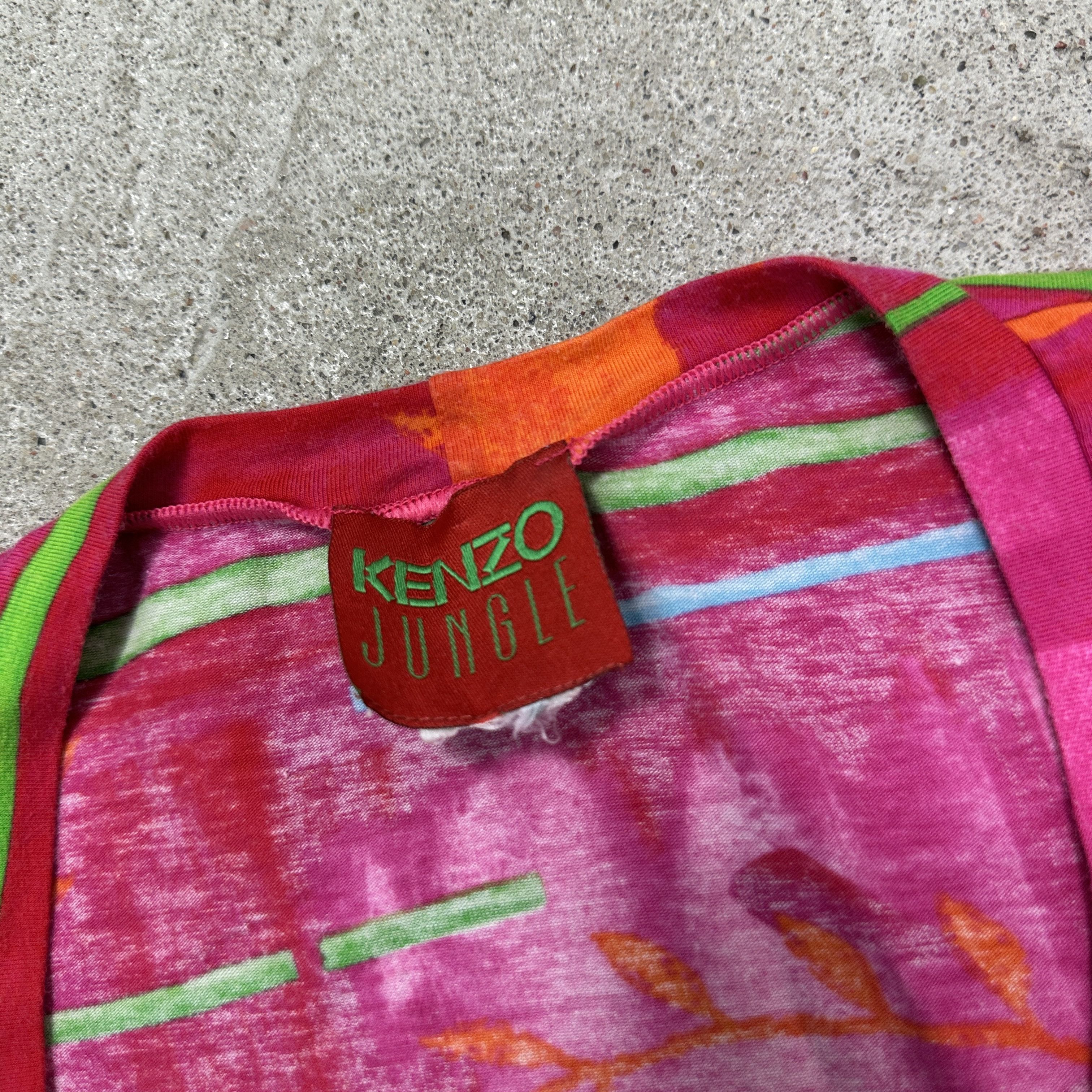 Kenzo Vintage Preppy Casual Kenzo Jungle Sardines 00s T-shirt Size S / US 4 / IT 40 - 6 Thumbnail