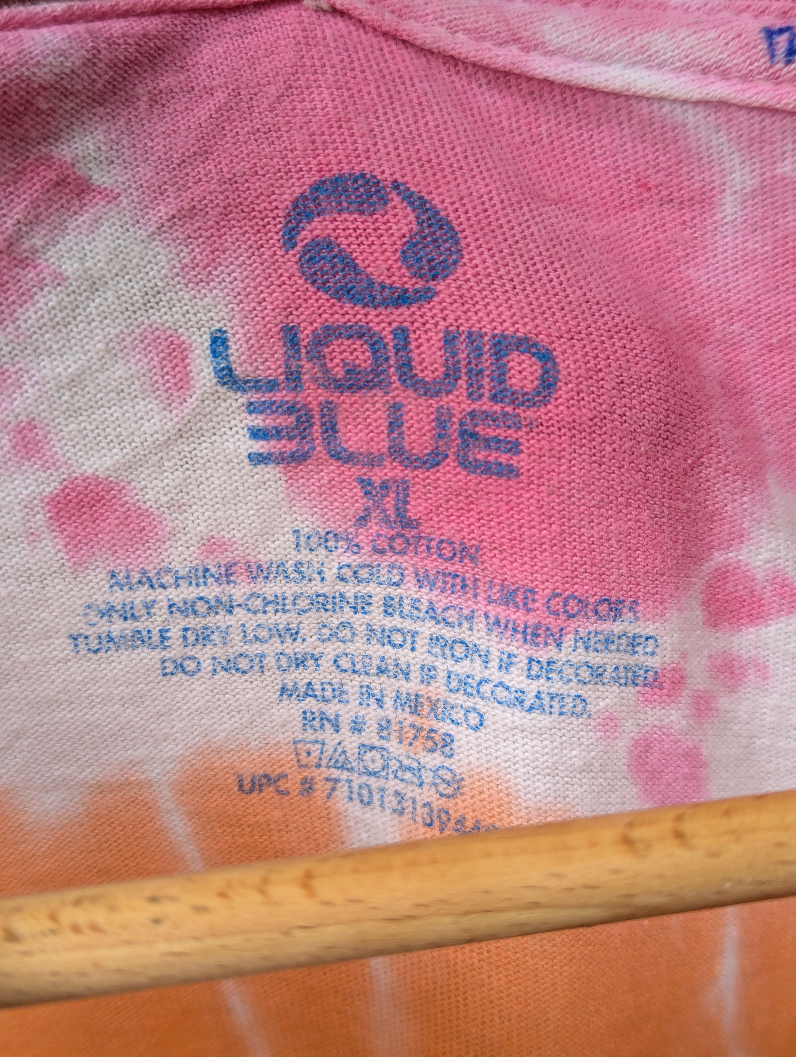 Band Tees Woodstock Liquid Blue Tie Dye 2016 Concert Music Tshirt Size US XL / EU 56 / 4 - 4 Thumbnail