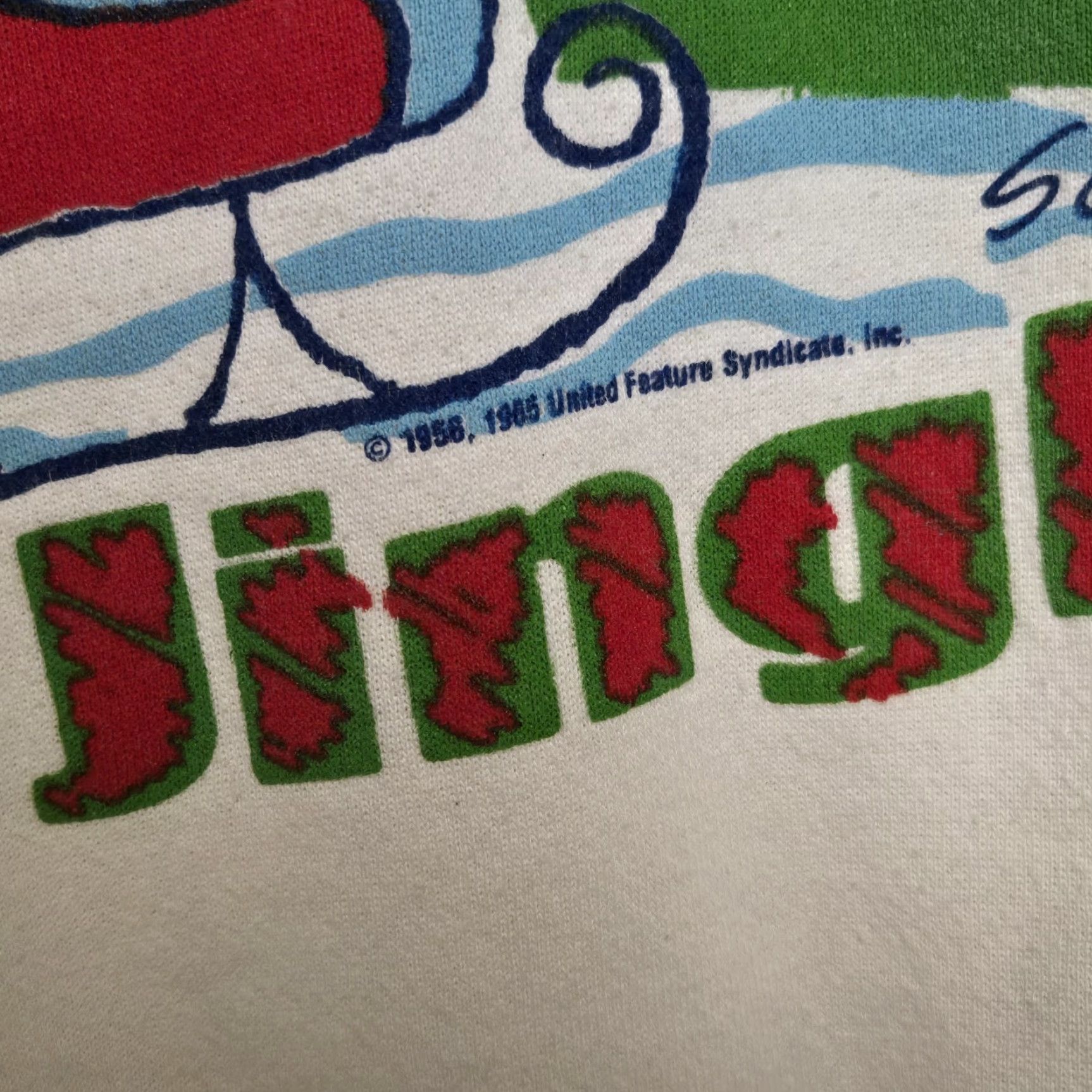 Vintage VINTAGE Snoopy and Friends Sweatshirt Charlie Brown Christmas Schultz Large Size US L / EU 52-54 / 3 - 4 Thumbnail
