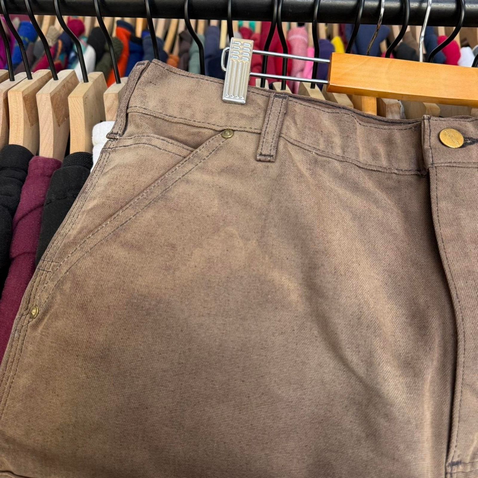 Carhartt Carhartt Double Knee Super Faded Baggy Workwear Pants Size US 35 - 4 Thumbnail