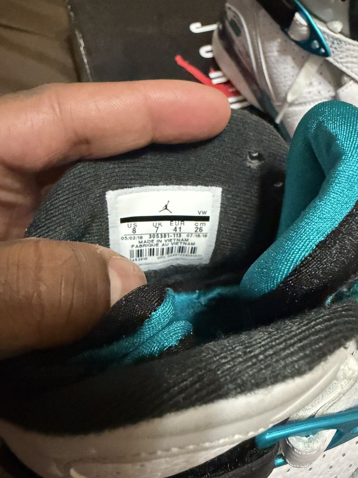 Jordan Brand South Beach Jordan 8 Size US 8 / EU 41 - 2 Thumbnail