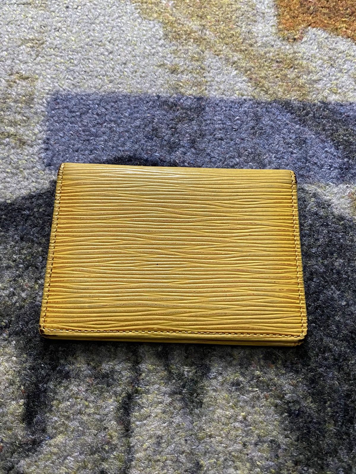Louis Vuitton Louis Vuitton Yellow Purple Epi Bifold Card Wallet Size ONE SIZE - 3 Thumbnail