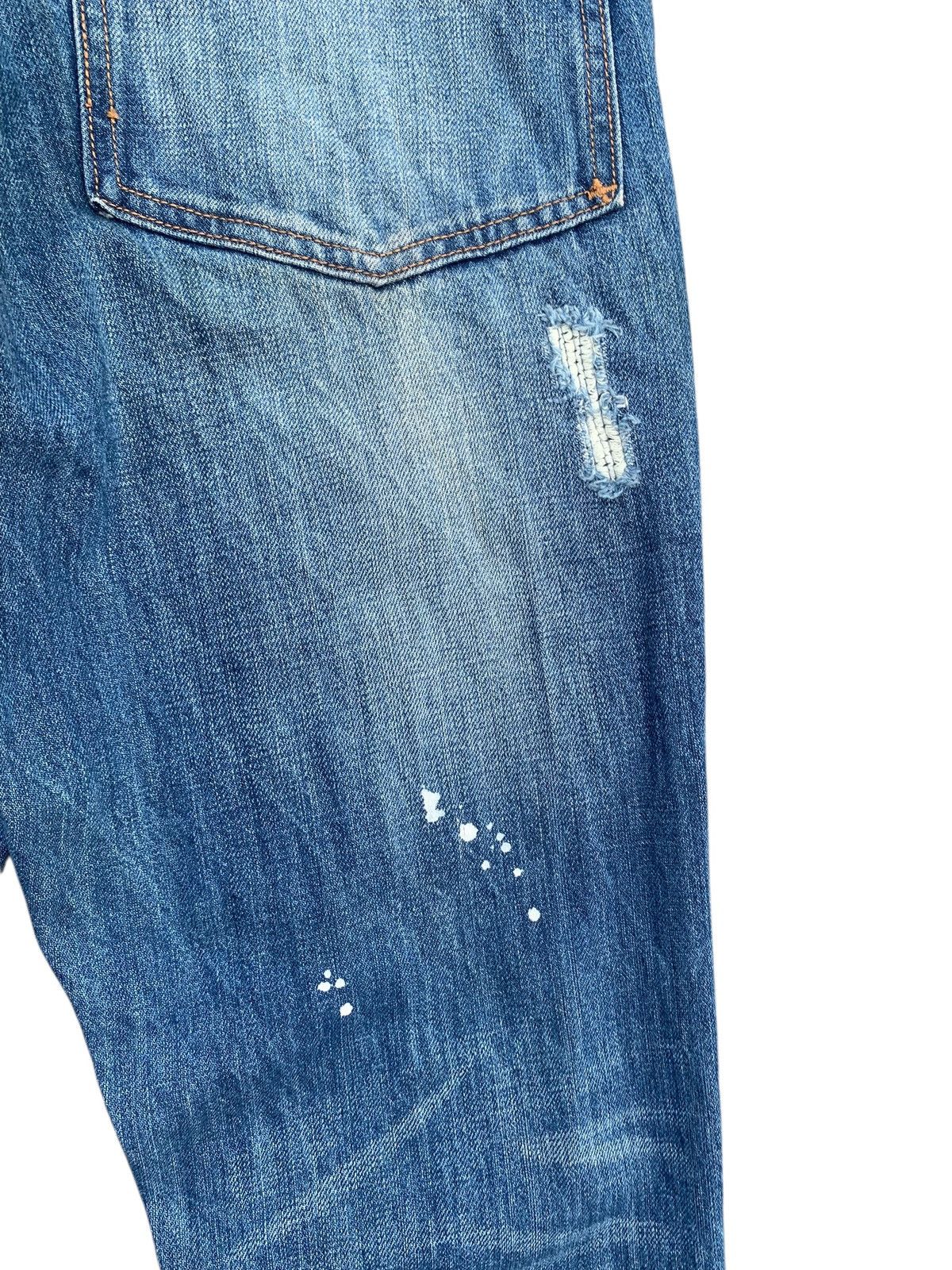 Kapital NUMBER (N)INE PATCHWORK MUSIC NOTE DISTRESSED DENIM JEANS Size US 30 / EU 46 - 14 Thumbnail