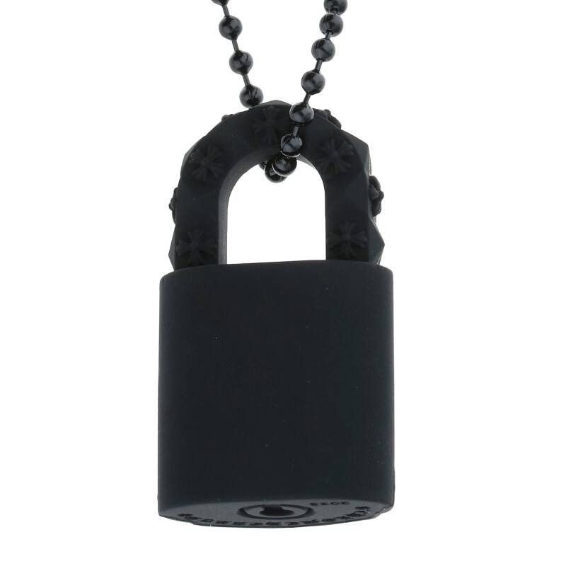 Chrome Hearts Chrome Hearts Rubber Padlock Necklace Size ONE SIZE - 2 Thumbnail