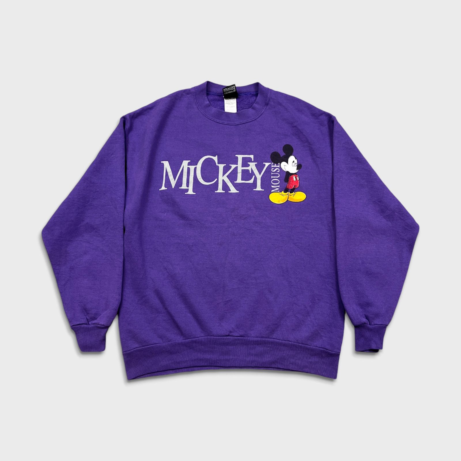 Vintage Mickey on sale & Co Unisex Size Large Crewneck Purple