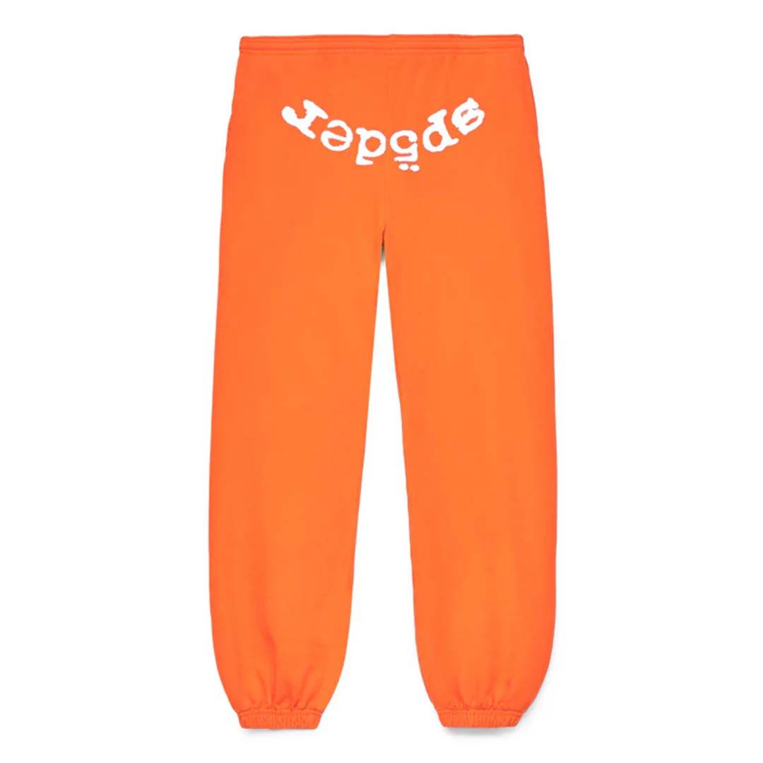 Sp5der Legacy Orange Sweatpants Size US 34 / EU 50 - 1 Thumbnail