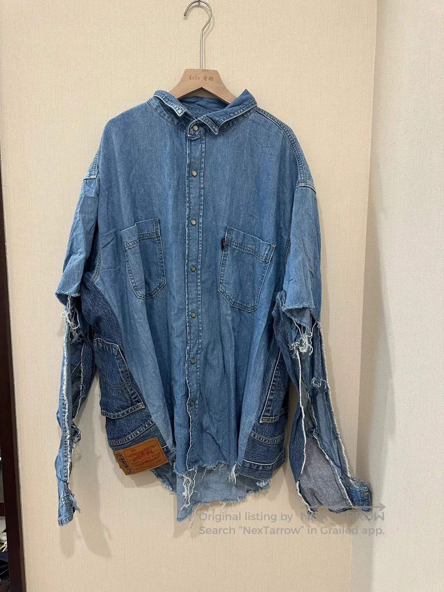 Vetements vetements levis unisex denim shirt. Size US XS / EU 42 / 0 - 1 Thumbnail