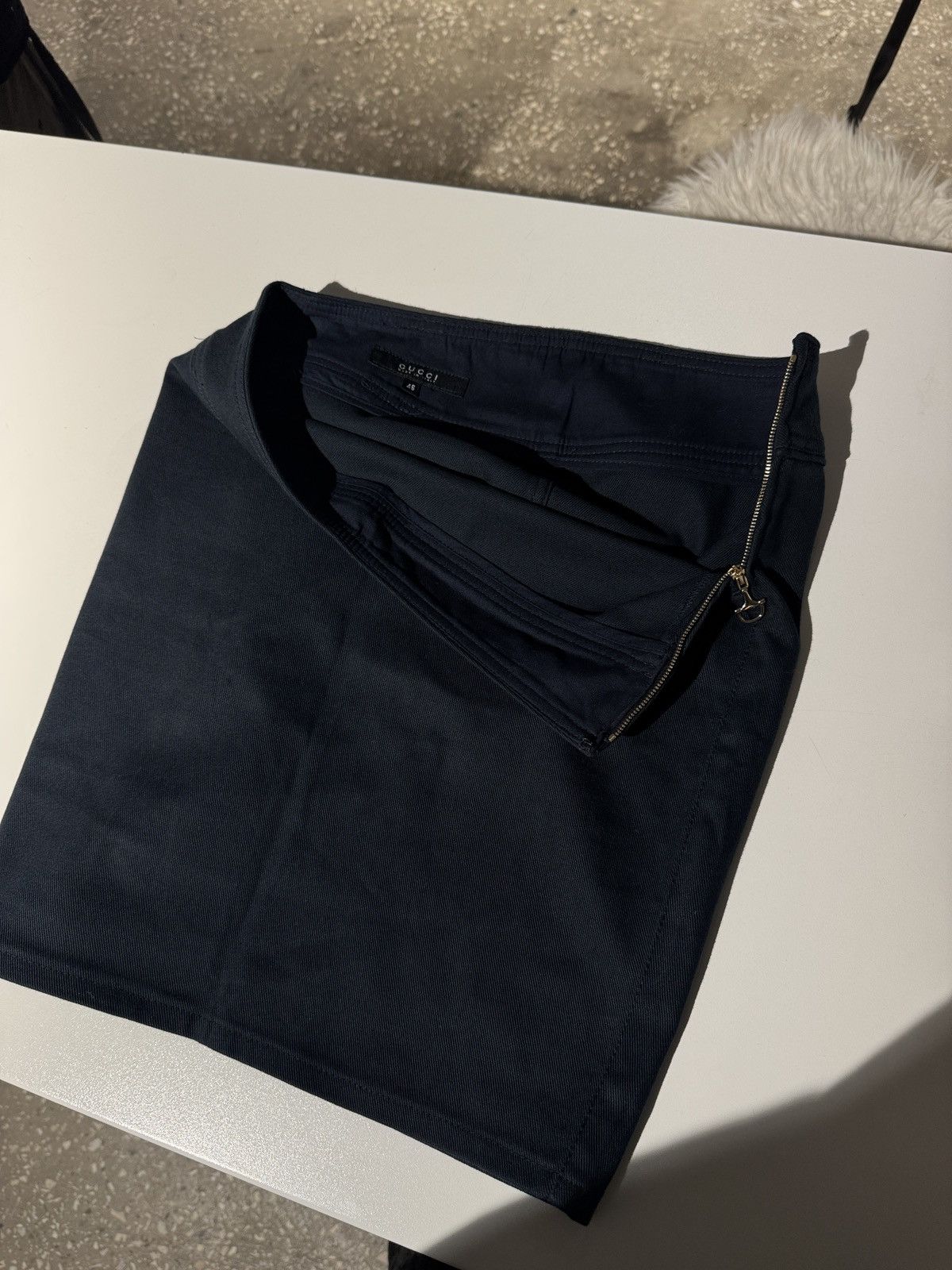 Gucci Gucci by Tom Ford denim skirt 2005 Size 30" / US 8 / IT 44 - 12 Thumbnail