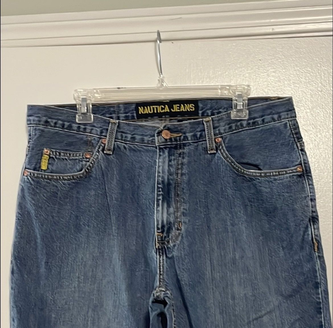 Nautica Nautica Blue Relaxed Fit Jeans Size US 34 / EU 50 - 3 Thumbnail