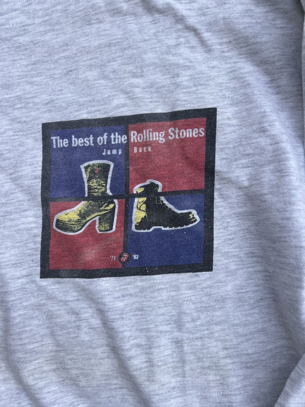 Band Tees × The Rolling Stones × Vintage vintage 1993 jump back rolling stones band rock tee Size US XL / EU 56 / 4 - 3 Thumbnail