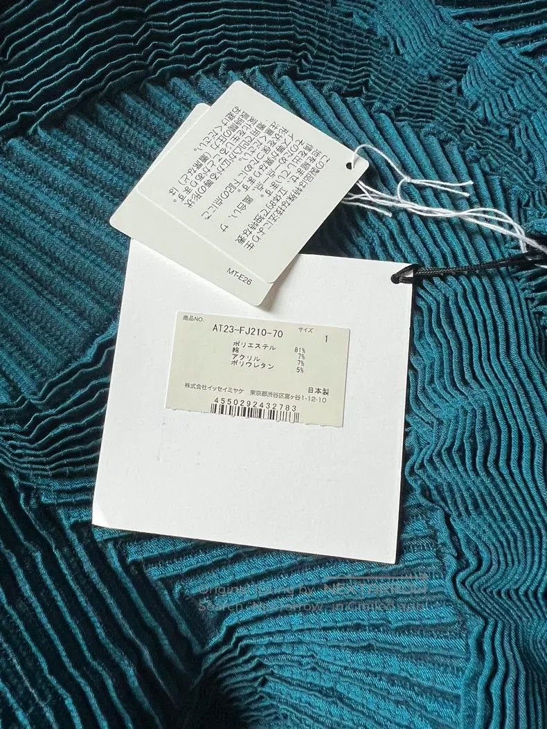 Issey Miyake Issey Miyake Blue Bud Top Size S / US 4 / IT 40 - 2 Thumbnail
