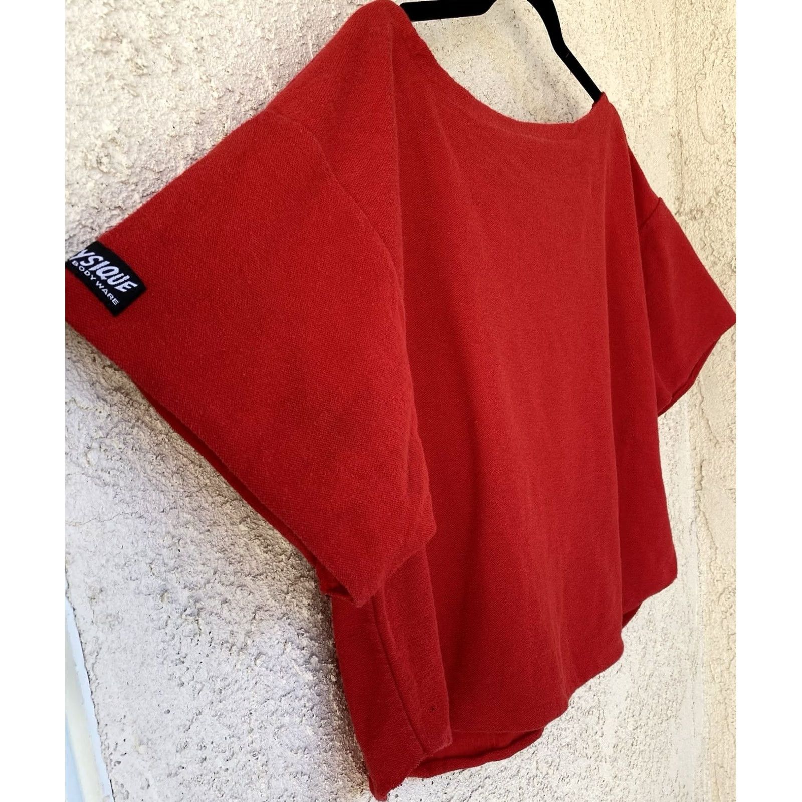 Vintage VINTAGE Physique Bodywear Red Terry Gym Top Unisex Adult Shirt Short Sleeve One Size 80s Theme Size US M / EU 48-50 / 2 - 7 Thumbnail