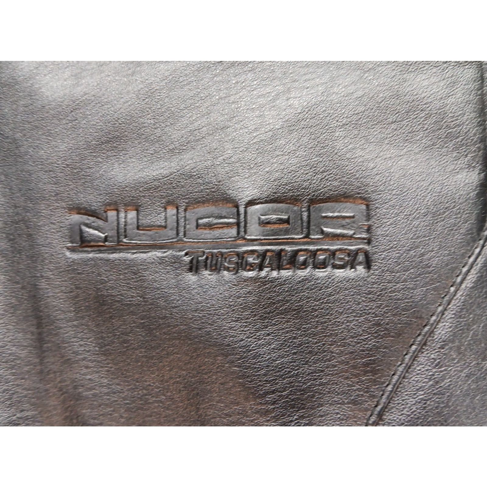 Vintage Burk's Bay Women Bomber Jacket M Black Leather NWT Size M / US 6-8 / IT 42-44 - 6 Thumbnail