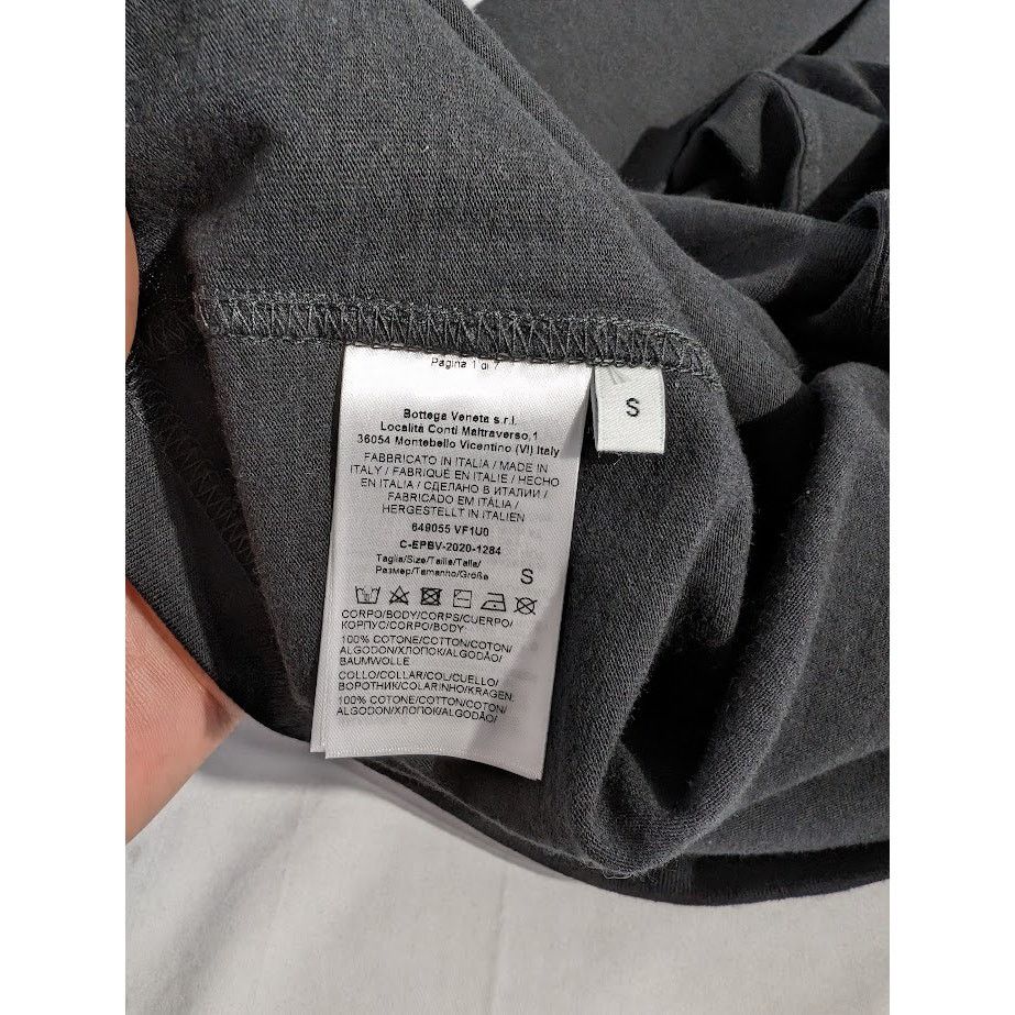 Bottega Veneta o1rshd1 T-Shirt Sunrise Light Cotton in Black Size US S / EU 44-46 / 1 - 11 Thumbnail