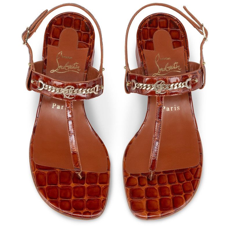 Christian Louboutin os11x0526 MJ 25mm Thong Sandals in Acajou Size US 9 / IT 39 - 5 Thumbnail