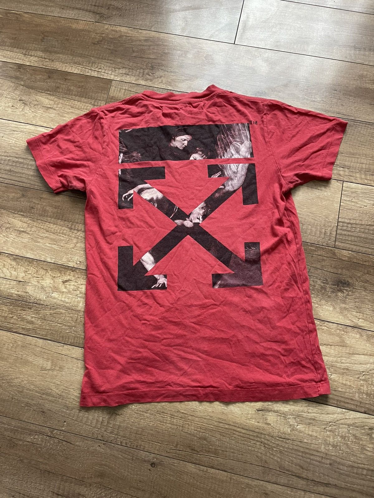 Off-White Off White Caravaggio Arrows T-Shirt Tee Size US S / EU 44-46 / 1 - 2 Thumbnail