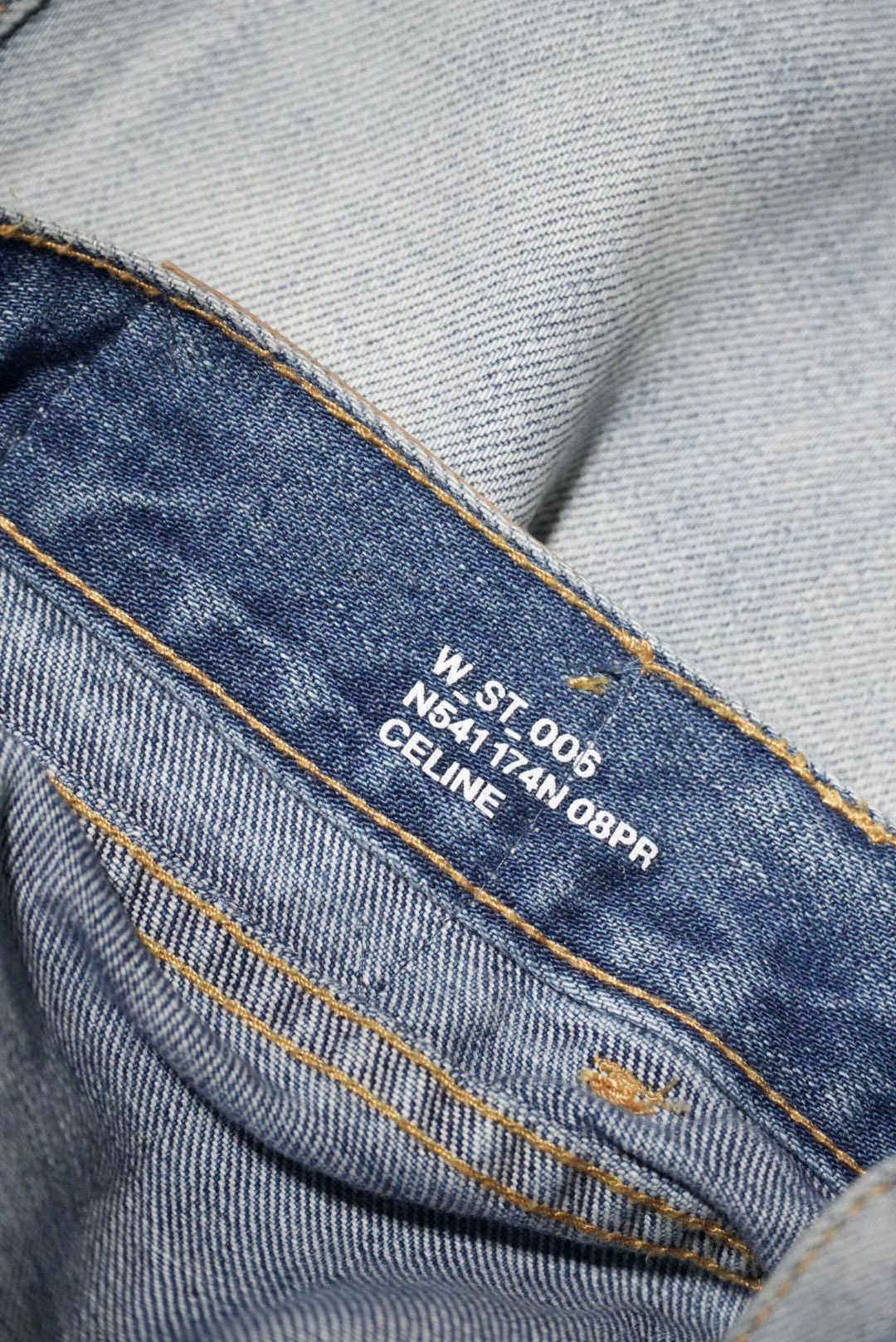Celine Celine Hedi Slimane Ripped Washed Denim Pants Size US 30 / EU 46 - 10 Thumbnail