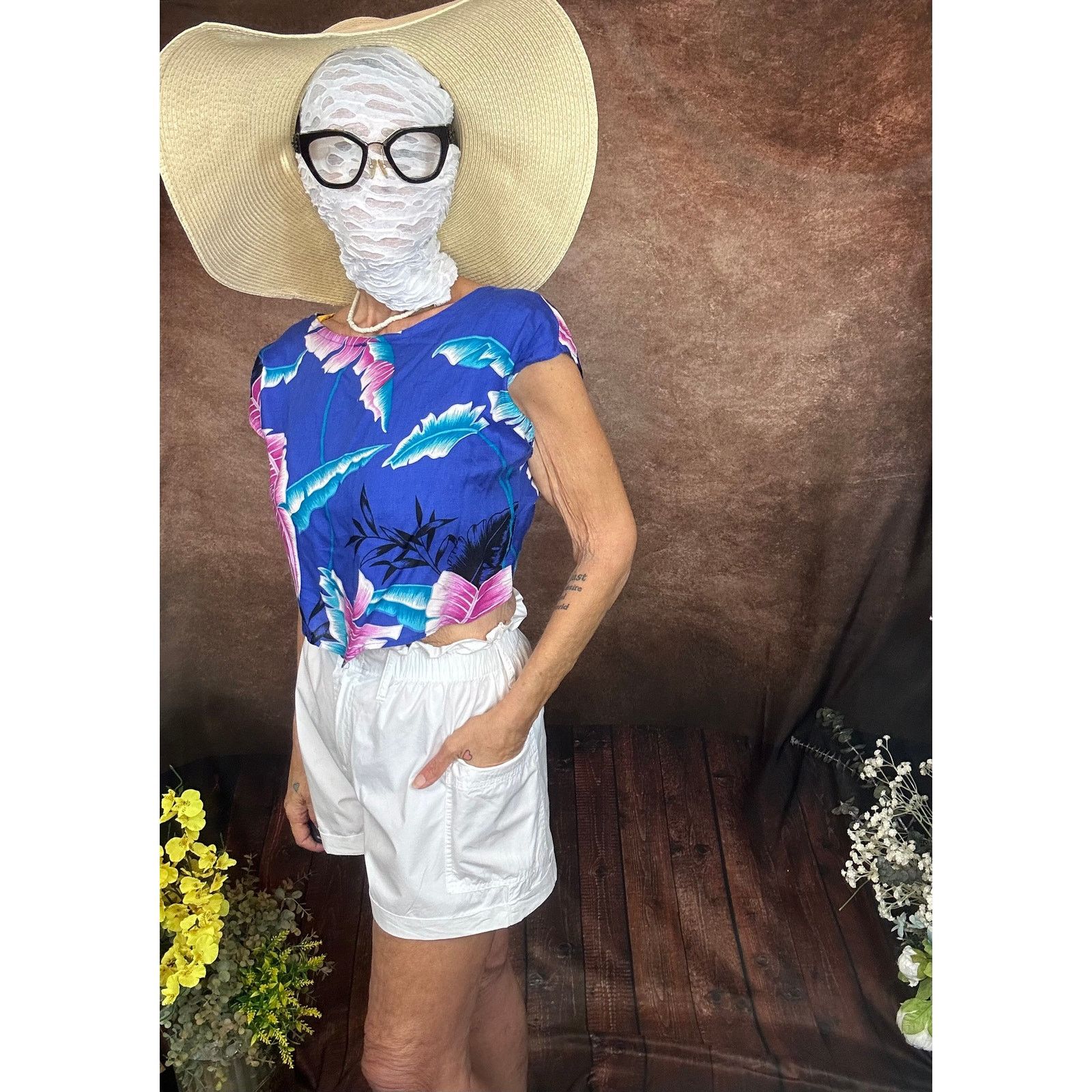 Urban Outfitters Paper Bag Waist Hip Pockets Urban Outfitters Shorts White S Size 27" / US 4 / IT 40 - 10 Thumbnail