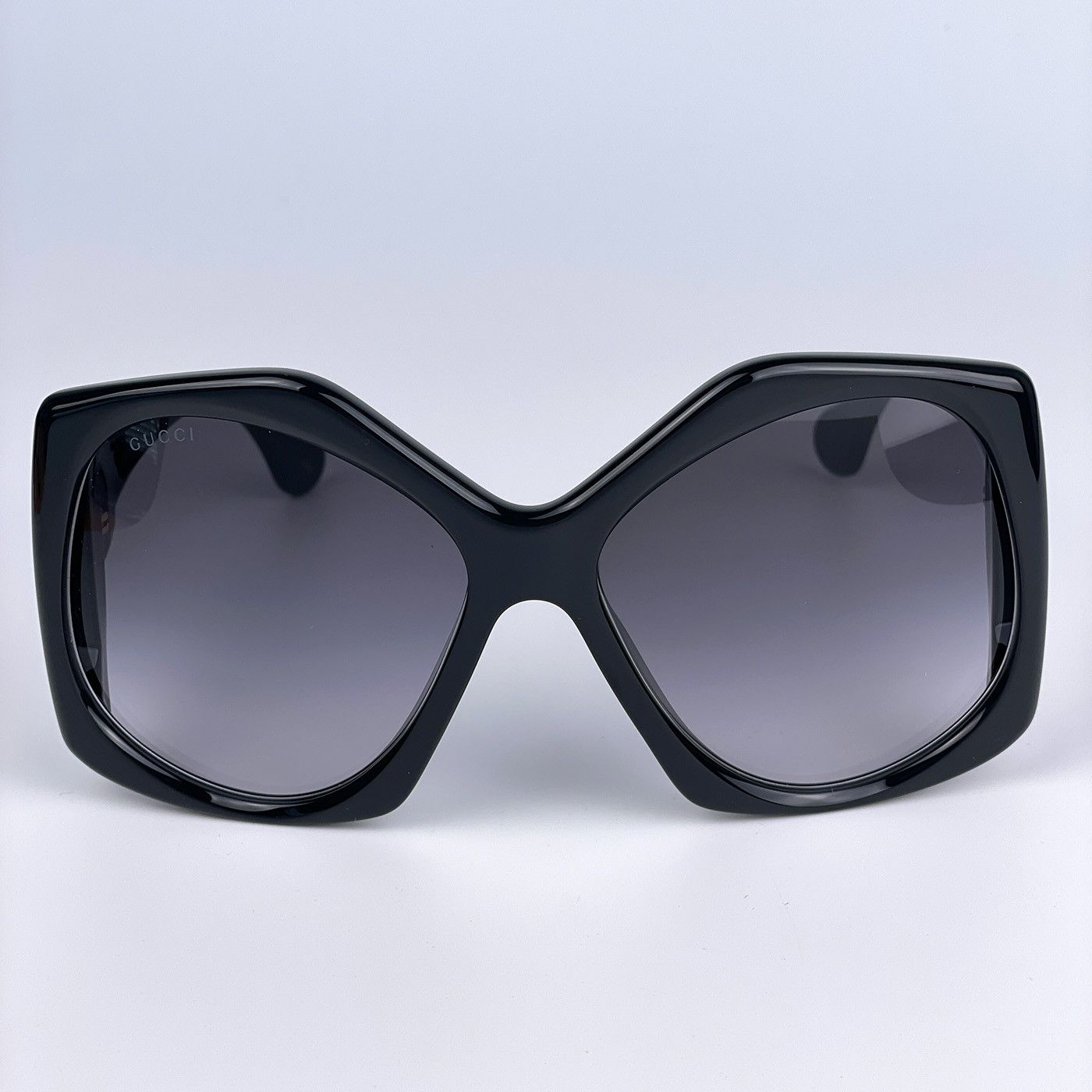 Gucci NEW Gucci GG0875S 001 Women Rectangle Oversized Sunglasses Size ONE SIZE - 4 Thumbnail