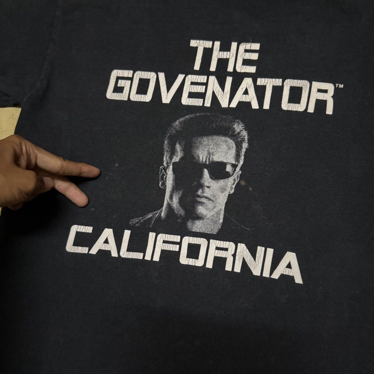 Japanese Brand Vintage The Govenator California Big Logo T Shirt Size US S / EU 44-46 / 1 - 5 Thumbnail