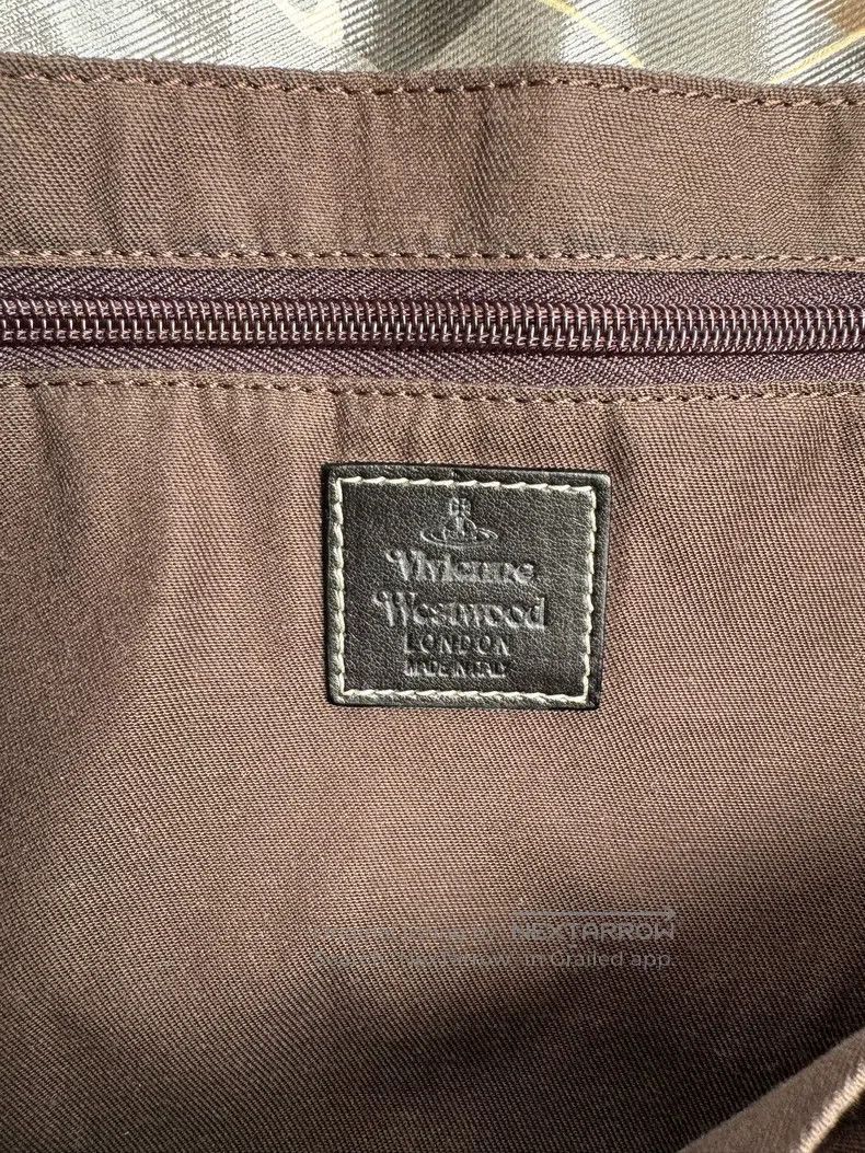 Vivienne Westwood Vivienne Westwood size os Diamond Plaid Pattern Tote Bag Si Size ONE SIZE - 7 Thumbnail