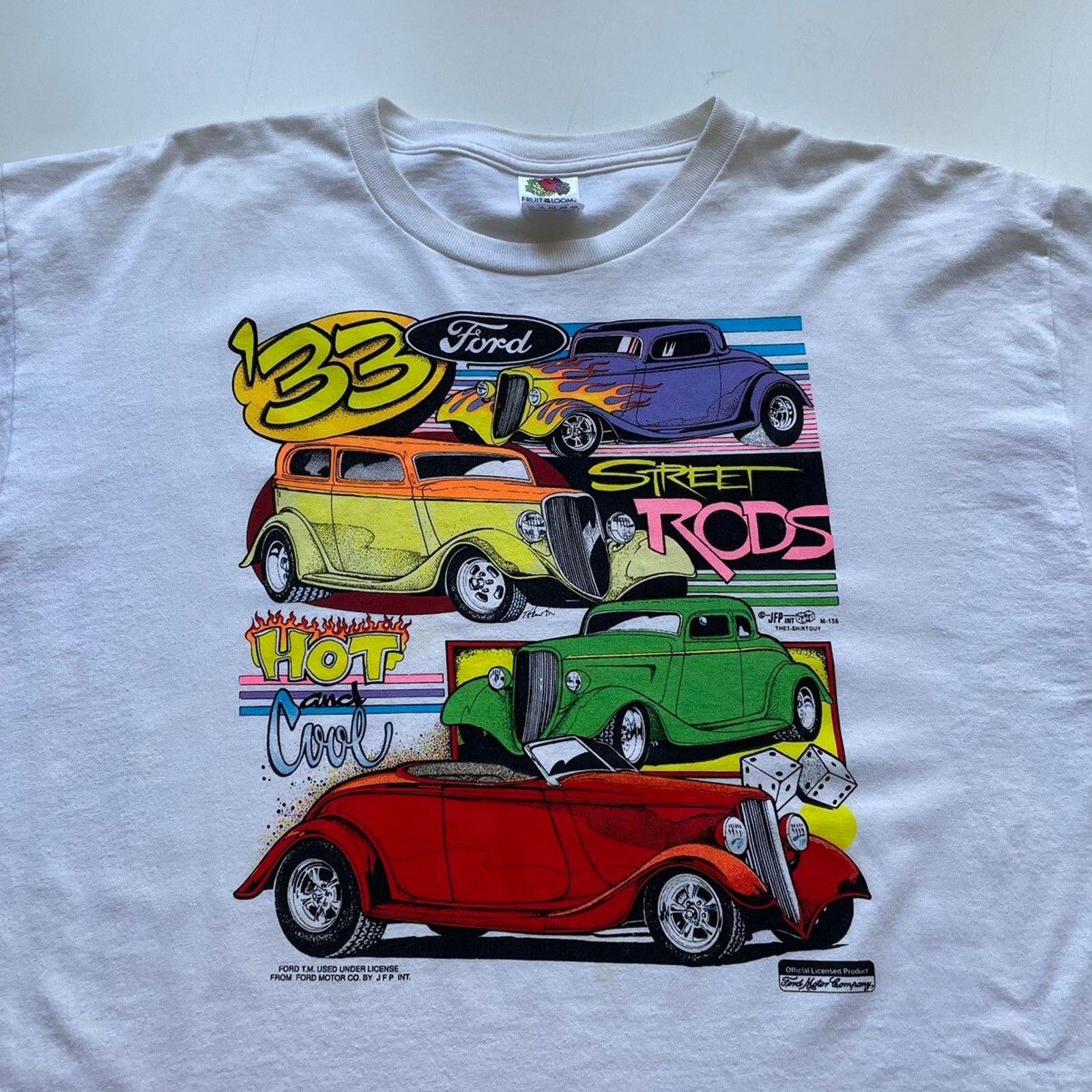 Ford Vintage Y2K Ford Hot Rod Retro Car Art T Shirt Size XL Rare Size US XL / EU 56 / 4 - 2 Thumbnail