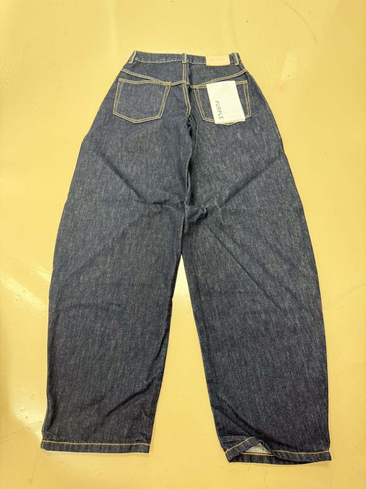 Other Purple Brand Barrel Rinse Dark Jeans Size 26" / US 2 / IT 38 - 5 Thumbnail