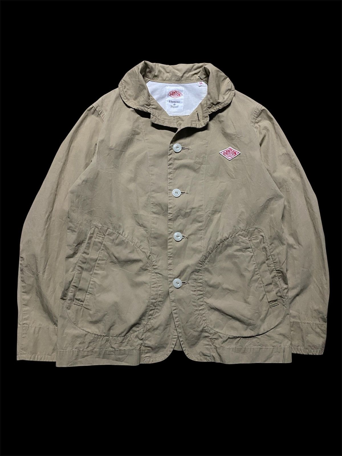 Danton Vintage Danton Round Collar Blouson Jacket Size US XXS / EU 40 - 1 Thumbnail