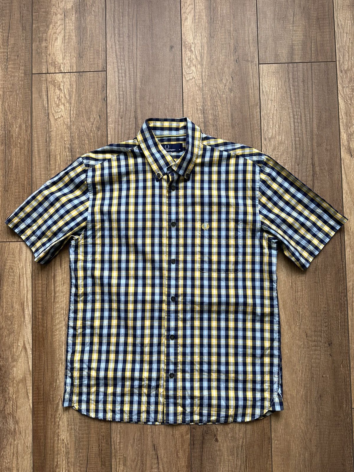 Fred Perry × Vintage Shirts Fred Perry Vintage M short sleeve Size US M / EU 48-50 / 2 - 1 Thumbnail