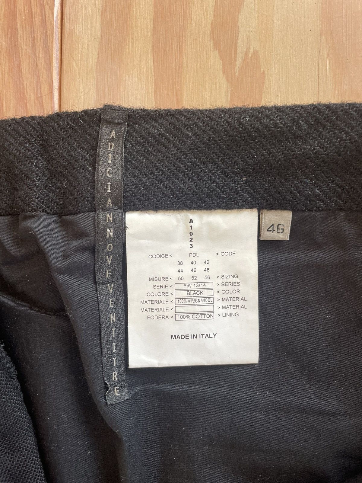 A1923 Black wool trousers Size US 30 / EU 46 - 4 Thumbnail