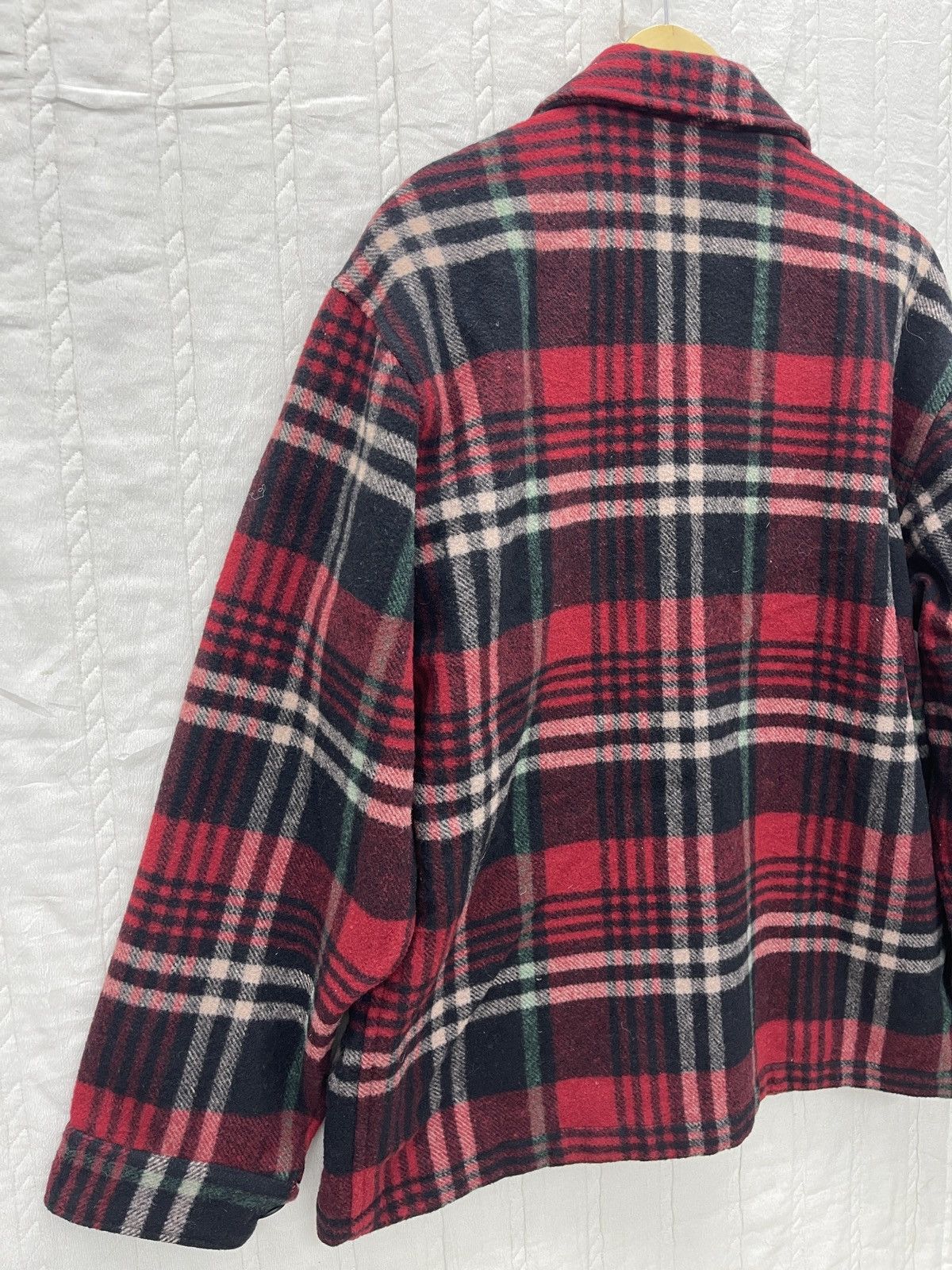 Japanese Brand × Oshkosh × Vintage STEALS💥VTG OSHKOSH B’GOSH WOOL JACKET TARTANS Size US L / EU 52-54 / 3 - 6 Thumbnail