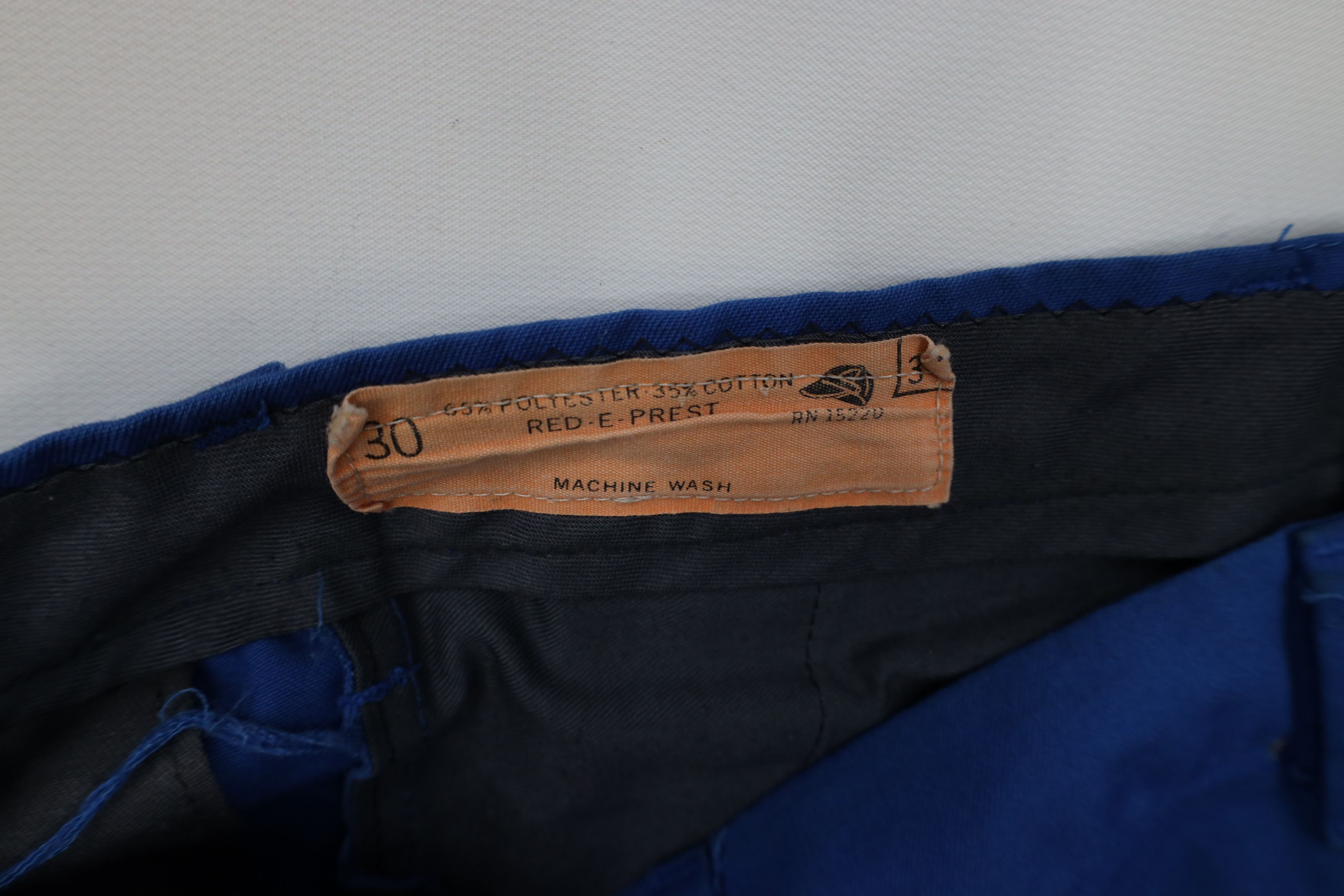 Vintage Vintage 70s 80s Streetwear Workwear Trousers Pants Blue USA Size US 30 / EU 46 - 10 Thumbnail