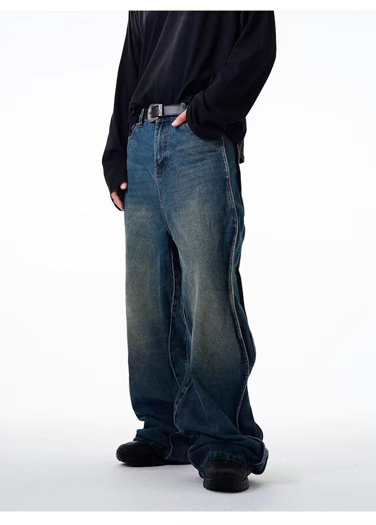 Japanese Brand × Vintage Vintage High Street Hip Hop Wide Leg Loose Jeans Size US 32 / EU 48 - 4 Thumbnail