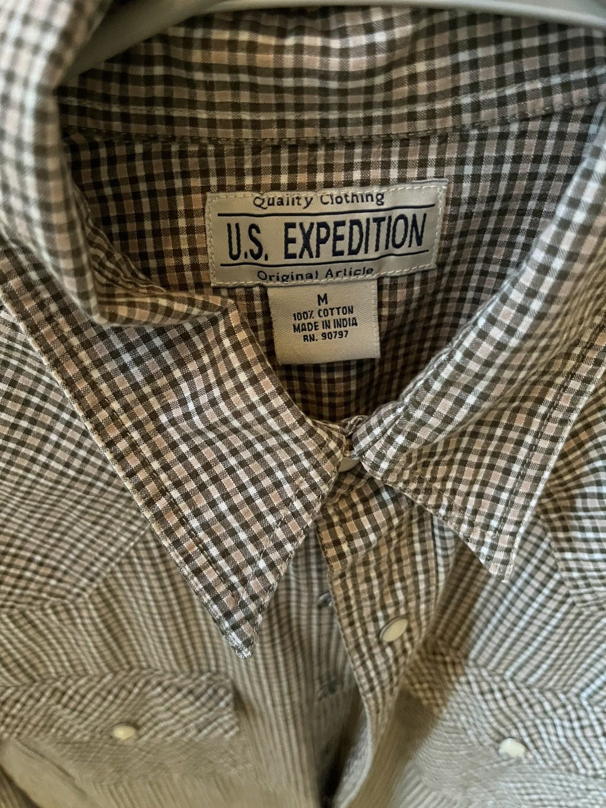 Flannel × Vintage USA Vintage Button Up Size US M / EU 48-50 / 2 - 3 Thumbnail