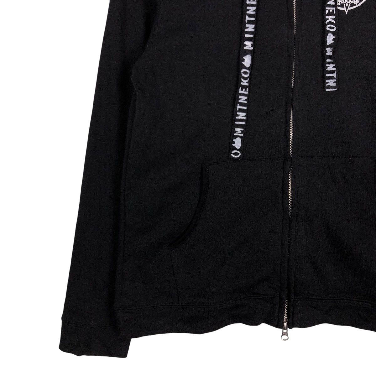 Cartoon Network × Japanese Brand 📌Hoodie Zipper Jacket Cartoon Mint Neko Big Logo Spell Out Size US M / EU 48-50 / 2 - 6 Thumbnail