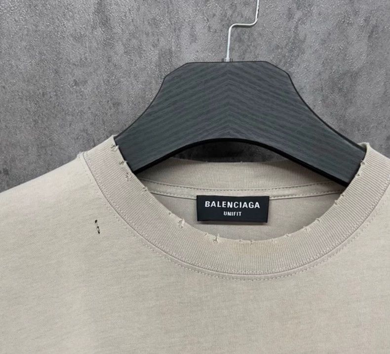 Balenciaga Balenciaga Mosaic Logo Destruction Short Sleeve Size US S / EU 44-46 / 1 - 3 Thumbnail
