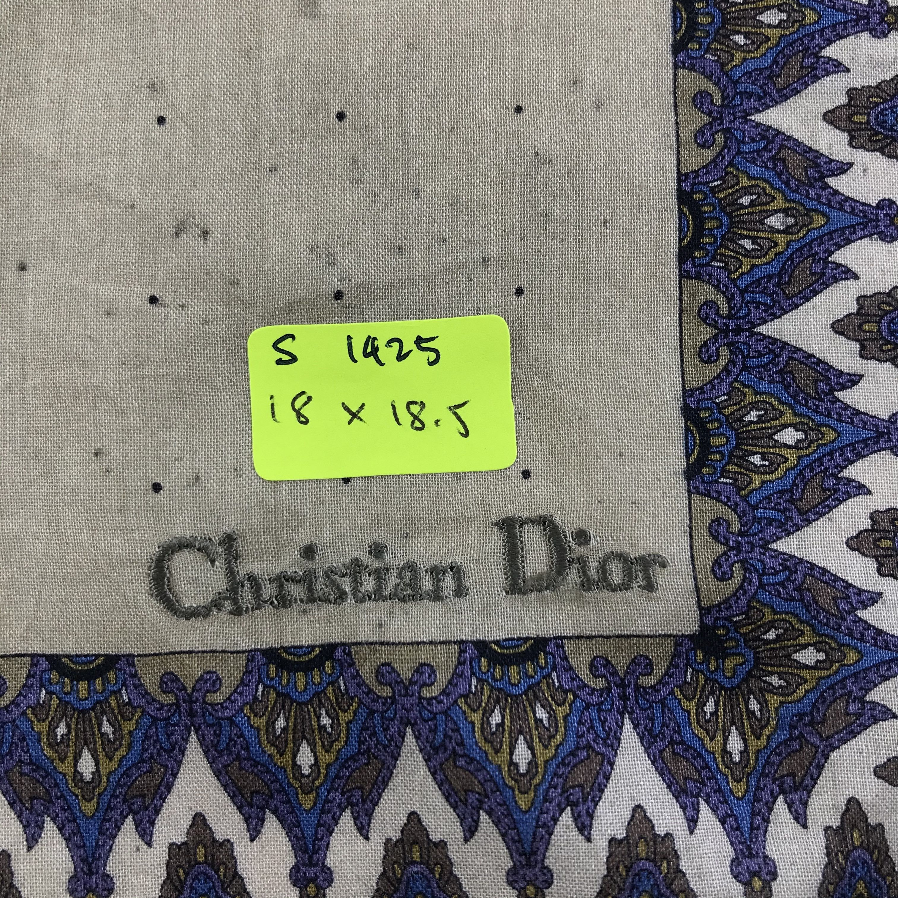 Vintage Christian Dior Neckerchief / Bandana / Handkerchief Size ONE SIZE - 5 Thumbnail
