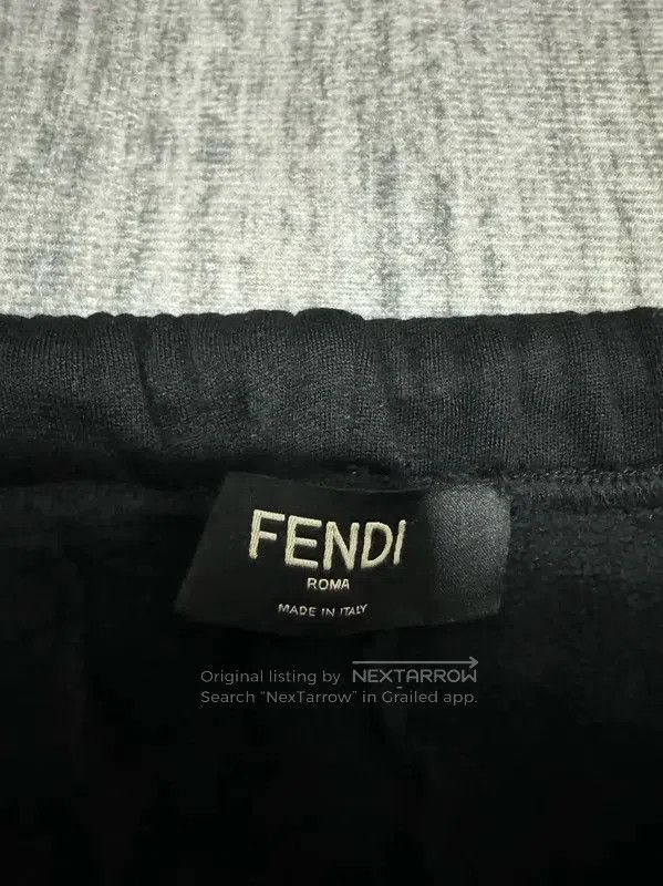 Fendi Fendi Black Wool Logo Embroidery Casual Pants . Size US 34 / EU 50 - 3 Thumbnail
