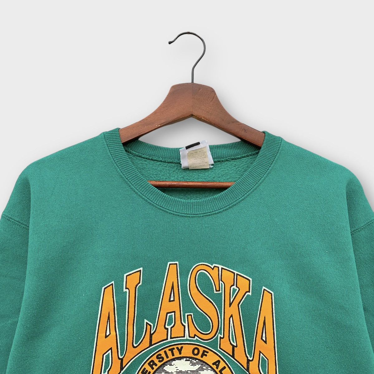 Lee × Vintage Vintage 90s Lee University Of Alaska Sweatshirt Size S / US 4 / IT 40 - 5 Thumbnail