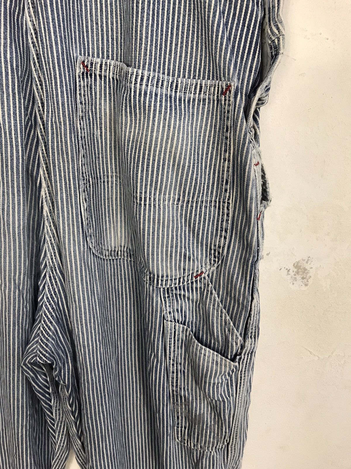 Dickies Dickies Hickory Indigo Denim Coveral Overall Jumper Workwear Size US 38 / EU 54 - 10 Thumbnail