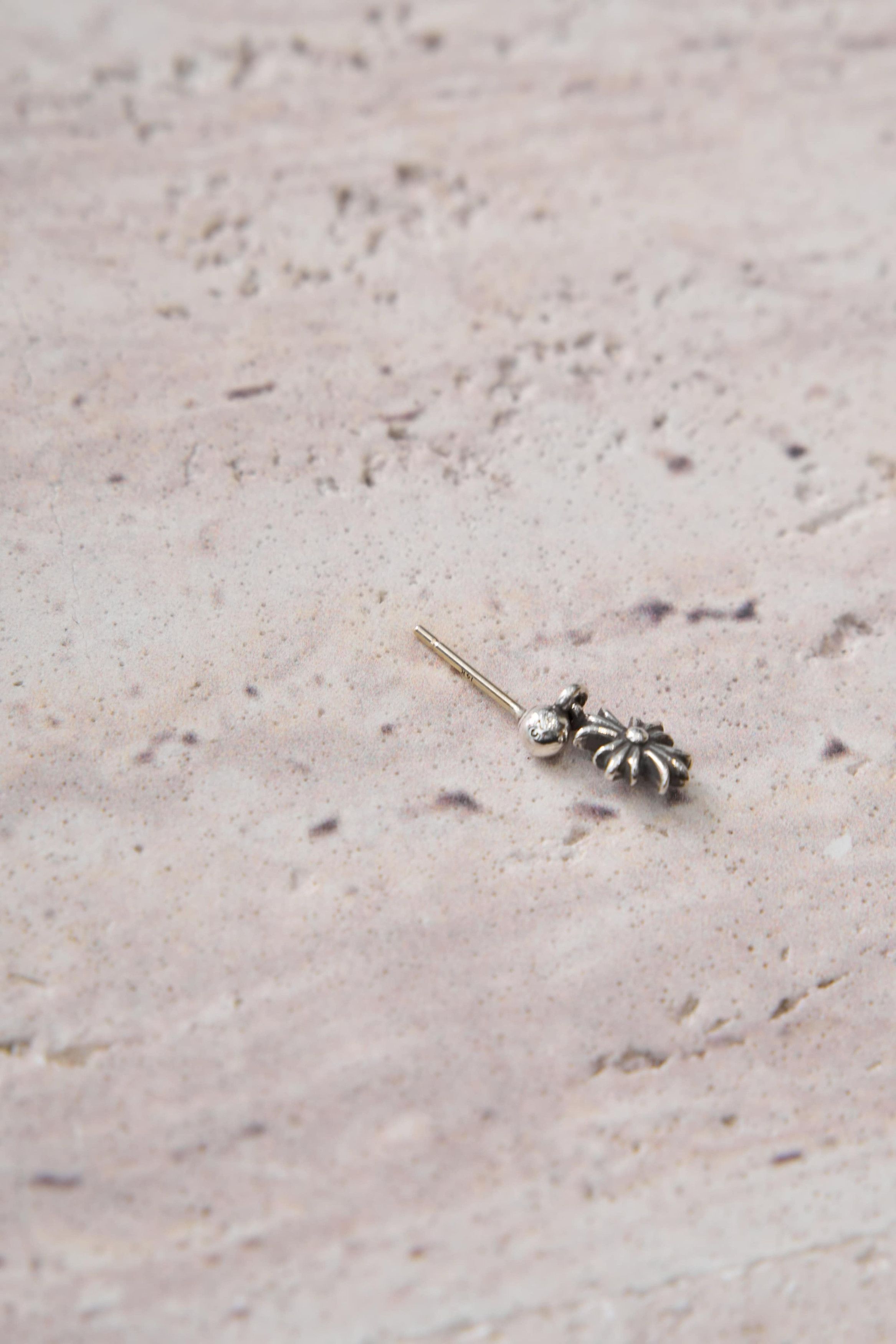 Chrome Hearts Chrome Hearts Tiny E silver diamond earring Size ONE SIZE - 4 Thumbnail