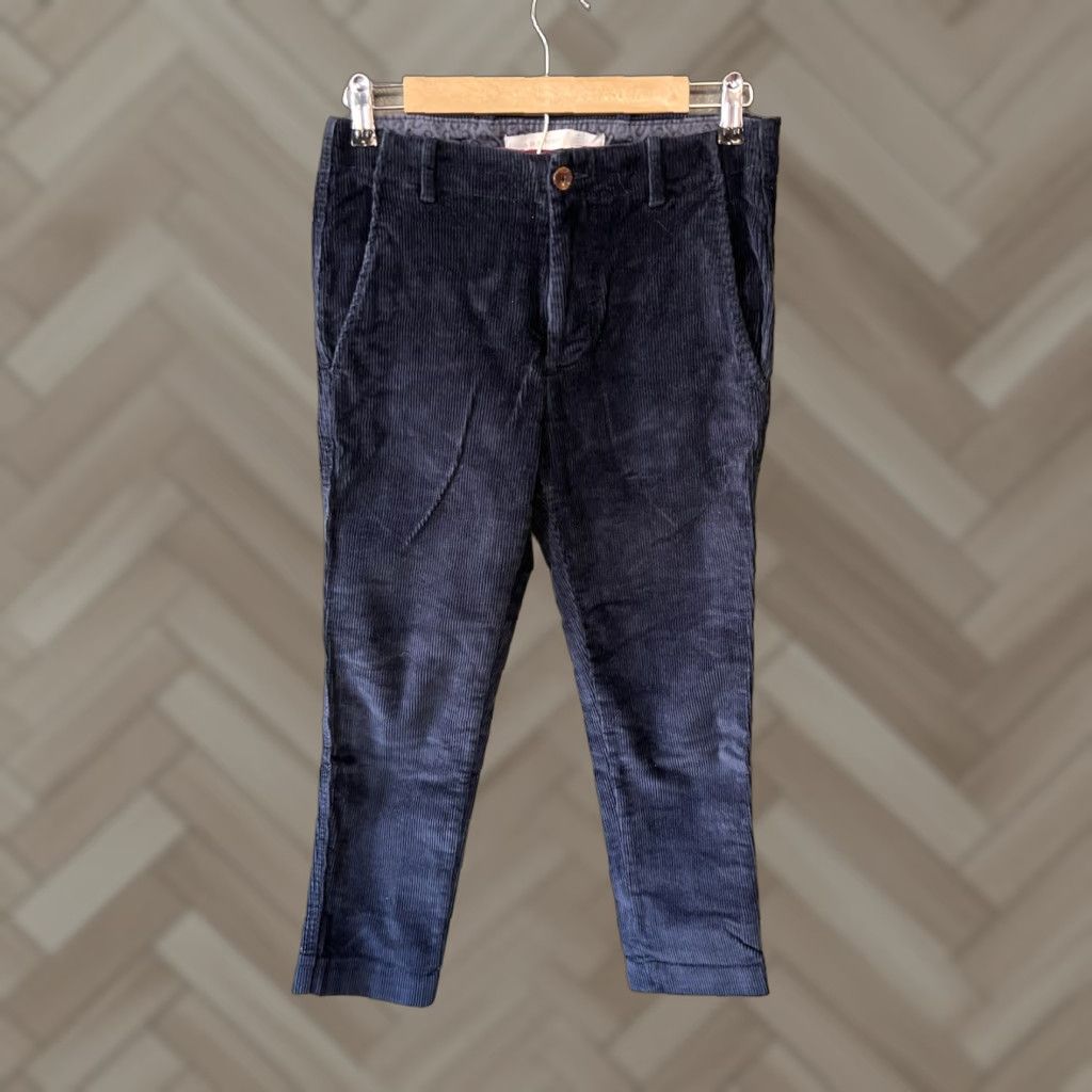 Zara Zara Man Mens Blue Corduroy Pants Tapered Straight Leg Size 29 Chino Pants Mens Blue Corduroy Straight Leg Zara 29 Regular Inseam 24 Modern Size US 29 - 1 Thumbnail